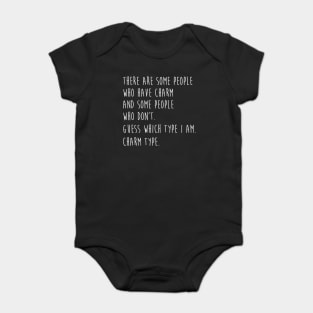 The Office Funny Kevin Quote Charm Type Baby Bodysuit